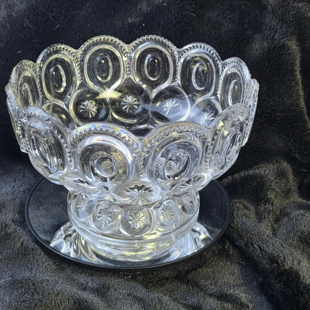 Antique Adams EAPG Palace Moon & Star 8.5